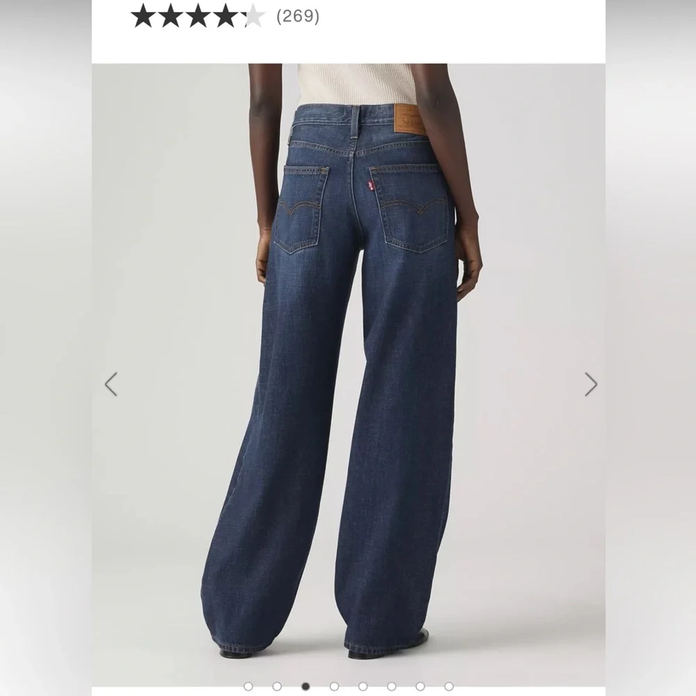 Baggy dad linen Levi jeans - Picture 2 of 2